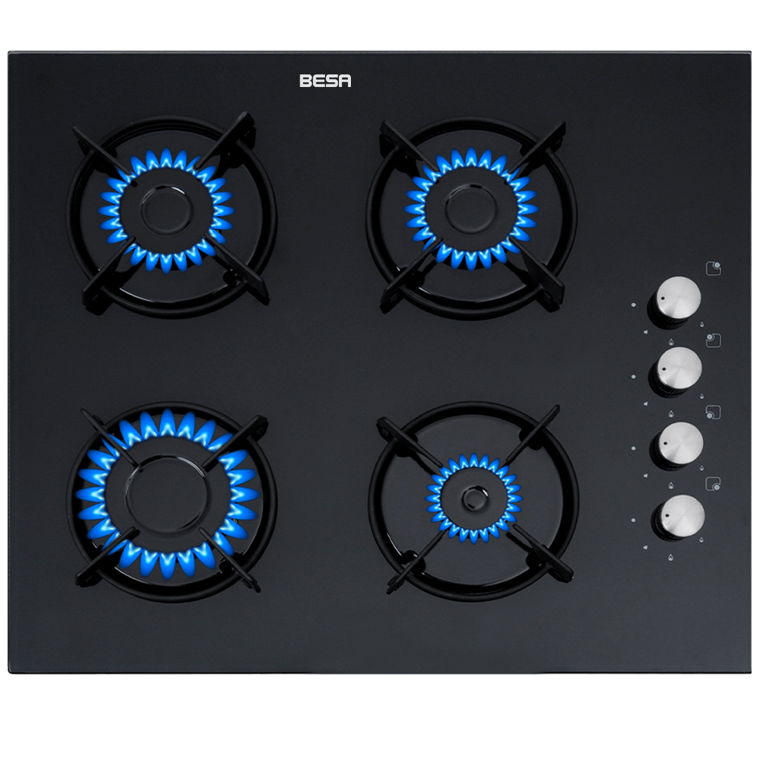 BESA AO-39/Siyah Cam Ankastre Ocak