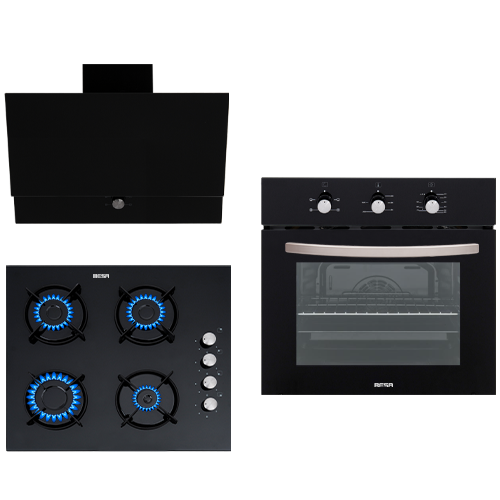 BESA AF-62/Siyah Ankastre Set