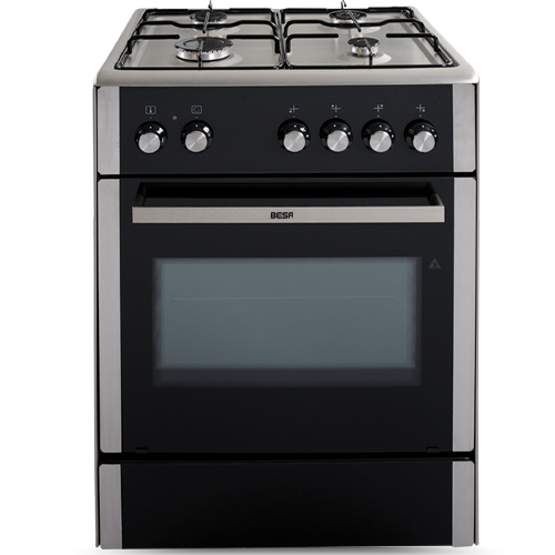 BESA TF-48/Siyah Inox Tamboy Fırın